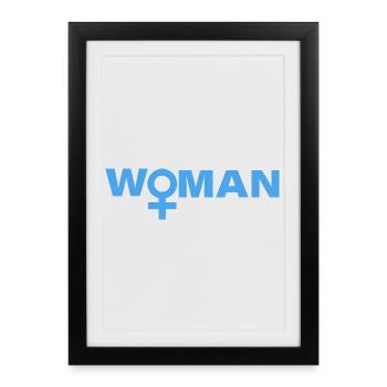 WOMAN - Framed poster (27 × 37 cm) - black - Front