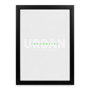 Urban LosAngeles Style - Framed poster (27 × 37 cm) - black - Front