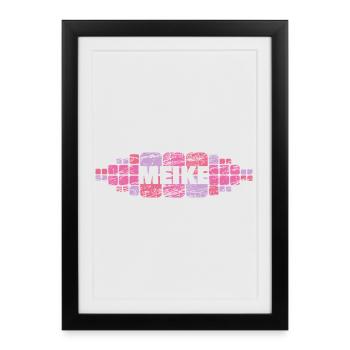 Anne - Affiche encadrée (27 × 37 cm) - noir - Devant