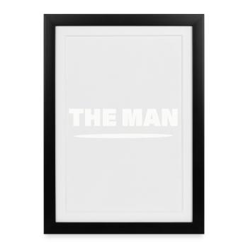 THE MAN - Framed poster (27 × 37 cm) - black - Front