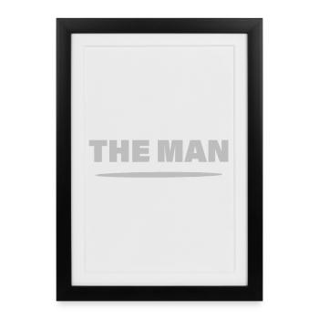 THE MAN - Framed poster (27 × 37 cm) - black - Front