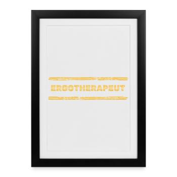 Gift for Occupational Therapist - Framed poster (27 × 37 cm) - black - Front