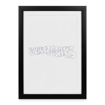 Bratislava Bubble - Framed poster (27 × 37 cm) - black - Front