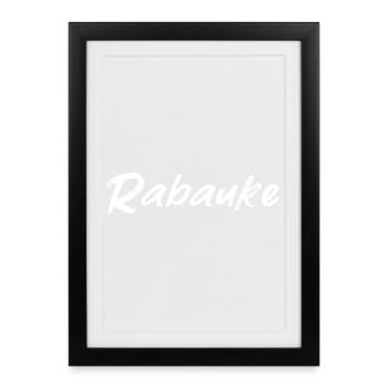 Rabauke - Gerahmtes Poster (27 × 37 cm) - Schwarz - Vorne