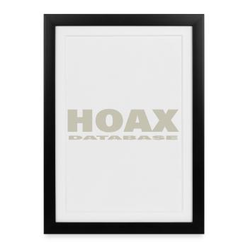HOAX - Framed poster (27 × 37 cm) - black - Front