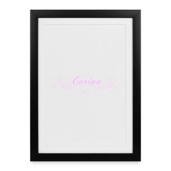 Corina - Affiche encadrée (27 × 37 cm) - noir - Devant