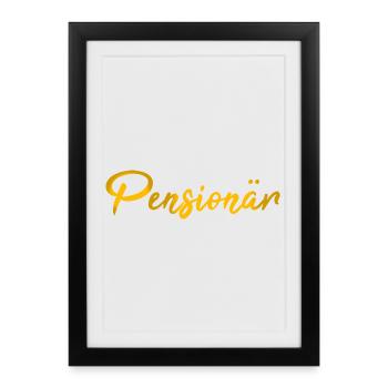 Scripture Pensioner Gift - Framed poster (27 × 37 cm) - black - Front