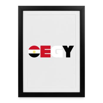 Égypte - Affiche encadrée (27 × 37 cm) - noir - Devant