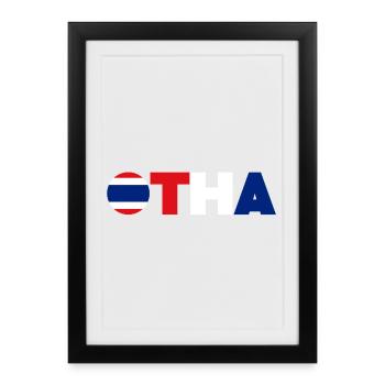 Thailand - Framed poster (27 × 37 cm) - black - Front