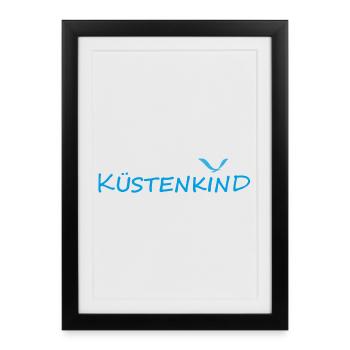 KÜSTENKIND - Gerahmtes Poster (27 × 37 cm) - Schwarz - Vorne