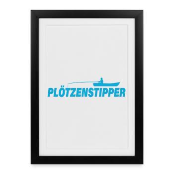 PLÖTZENSTIPPER - Framed poster (27 × 37 cm) - black - Front