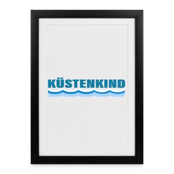 COASTAL CHILD - Framed poster (27 × 37 cm) - black - Front