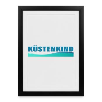 ENFANT CÔTIER - Affiche encadrée (27 × 37 cm) - noir - Devant