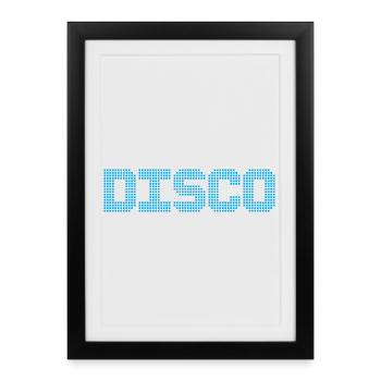DISCO - Framed poster (27 × 37 cm) - black - Front