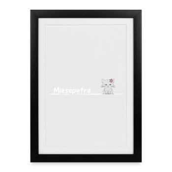 Miesepetra Grummelkatz Petra Peter Miesepeter - Affiche encadrée (27 × 37 cm) - noir - Devant