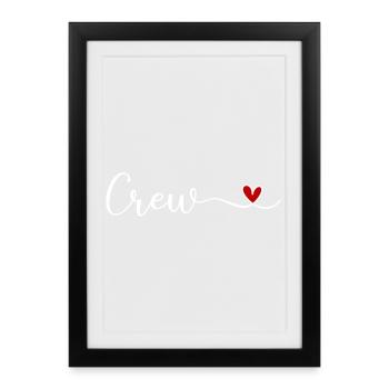 équipage - Affiche encadrée (27 × 37 cm) - noir - Devant