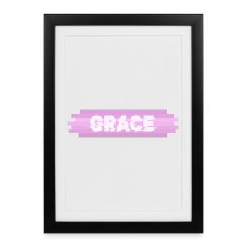 Gift for Grace - Framed poster (27 × 37 cm) - black - Front
