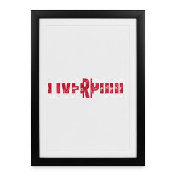 Liverpool England - Framed poster (27 × 37 cm) - black - Front