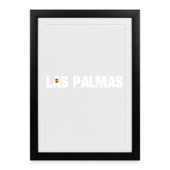Las Palmas Coastal Glow - Framed poster (27 × 37 cm) - black - Front