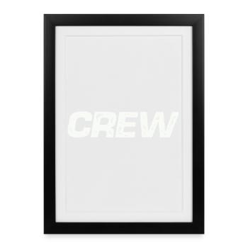 équipage - Affiche encadrée (27 × 37 cm) - noir - Devant