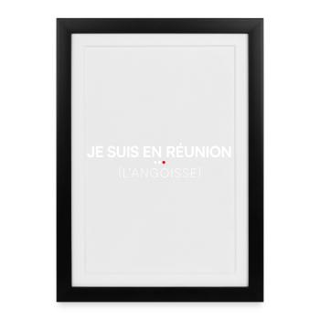 I'm in an office humor meeting - Framed poster (27 × 37 cm) - black - Front