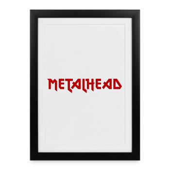 Metalhead - Framed poster (27 × 37 cm) - black - Front