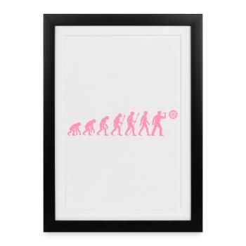 Evolution of snack time - Framed poster (27 × 37 cm) - black - Front