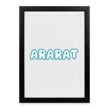 Mount Ararat - Framed poster (27 × 37 cm) - black - Front
