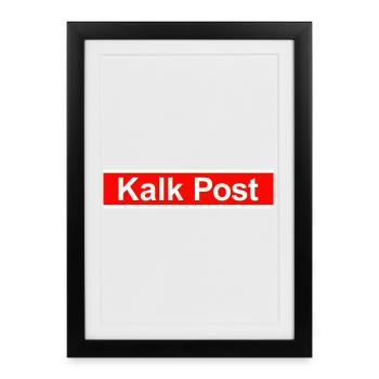 Lime Post - Framed poster (27 × 37 cm) - black - Front