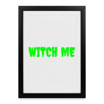 Magical Witchcraft Themed T-Shirt Design - Framed poster (27 × 37 cm) - black - Front