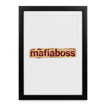 Mafiaboss  - Framed poster (27 × 37 cm) - black - Front