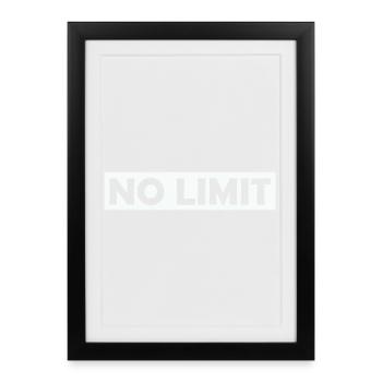 no_limit - Affiche encadrée (27 × 37 cm) - noir - Devant
