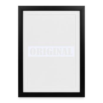 original- - Gerahmtes Poster (27 × 37 cm) - Schwarz - Vorne