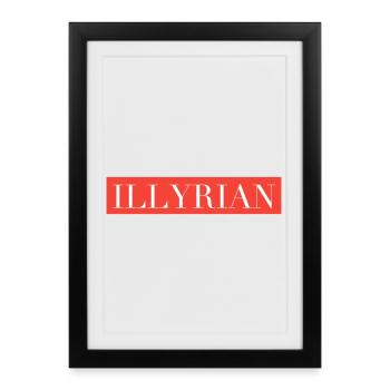 Illyrian - Affiche encadrée (27 × 37 cm) - noir - Devant
