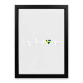 Pending design image - Framed poster (27 × 37 cm) - black - Front