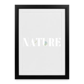 Nature - Framed poster (27 × 37 cm) - black - Front