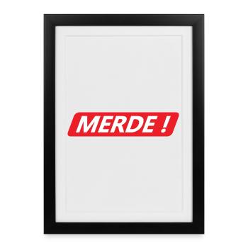 Damn! - Framed poster (27 × 37 cm) - black - Front