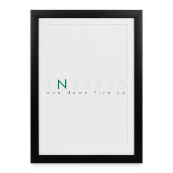 Motorcycle - Gerahmtes Poster (27 × 37 cm) - Schwarz - Vorne