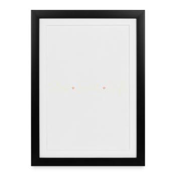 Calm is rebellion. Soft Life Self Care - Framed poster (27 × 37 cm) - black - Front