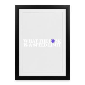 Car - Framed poster (27 × 37 cm) - black - Front