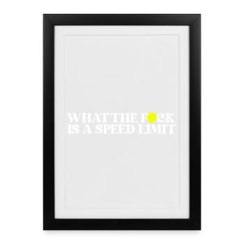 Car - Framed poster (27 × 37 cm) - black - Front