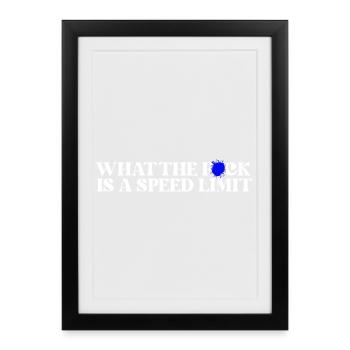 Car - Framed poster (27 × 37 cm) - black - Front