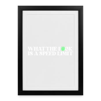 Car - Framed poster (27 × 37 cm) - black - Front