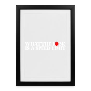 Car - Framed poster (27 × 37 cm) - black - Front
