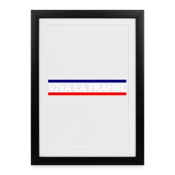 France - Affiche encadrée (27 × 37 cm) - noir - Devant