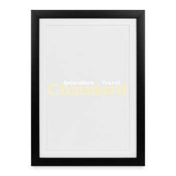 Quincaillerie Chaudard Vesoul Film Culte Compagnie - Affiche encadrée (27 × 37 cm) - noir - Devant