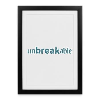 Faszinierende Naturmuster für Outdoorliebhaber - Gerahmtes Poster (27 × 37 cm) - Schwarz - Vorne
