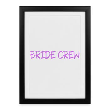 Équipage de la mariée - Affiche encadrée (27 × 37 cm) - noir - Devant