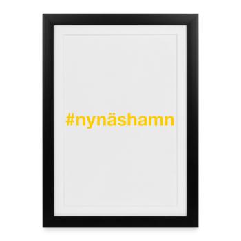 Nynäshamn Sverige Sweden Schweden - Framed poster (27 × 37 cm) - black - Front