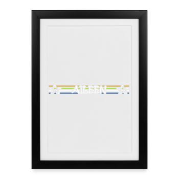 Aileen as birth - Framed poster (27 × 37 cm) - black - Front
